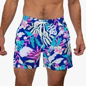 Men's Chubbies 5.5" Swim Trunks Dark Blue Size M